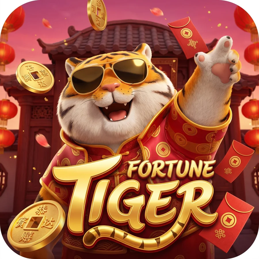 Arte oficial do Fortune Tiger, o jogo do Tigrinho da PG Soft